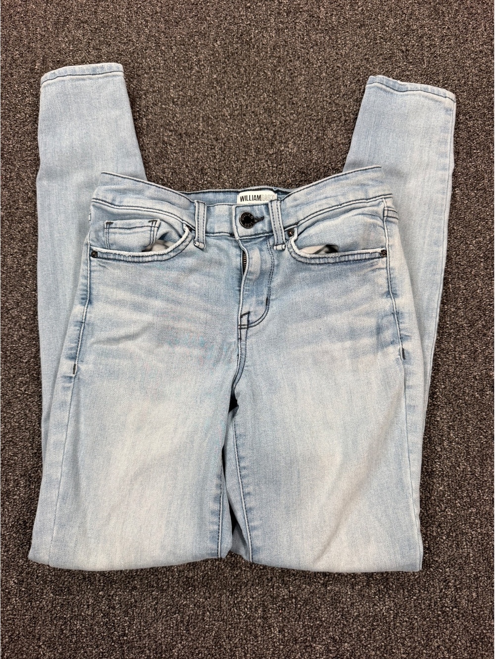 William Rast Perfect Skinny Light Wash Jeans Size 26